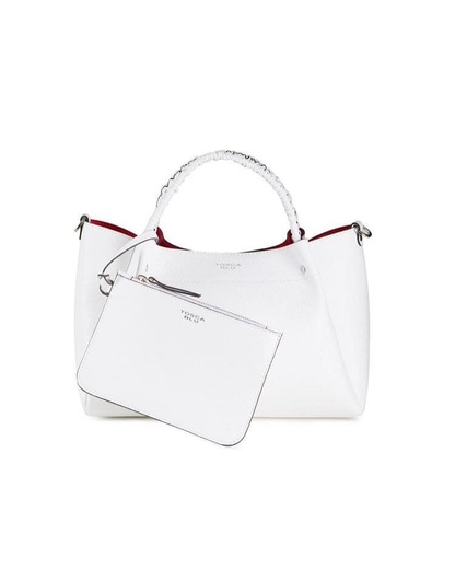 Шкіряна жіноча сумка Tosca Blu TS20NB121(WHITE)