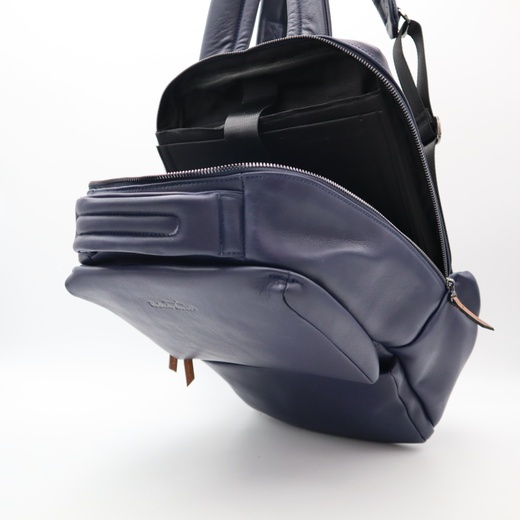Шкіряний чоловічий рюкзак з відділенням для ноутбука Roberto Tonelli R1179-49