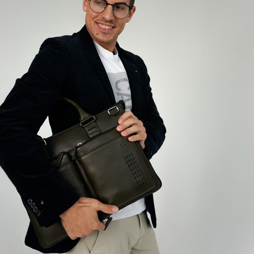 Портфель мужской кожаный Roberto Tonelli R5206-7