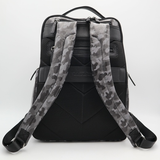 Мужской рюкзак из натуральной кожи Roberto Tonelli R5217-KM-GR